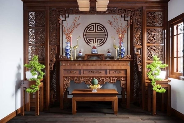 Thiết kế nội thất phòng thờ