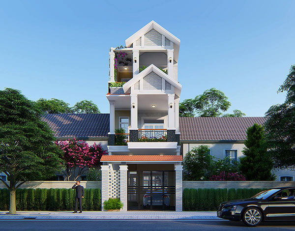 Xây nhà phố 3 tầng trọn gói