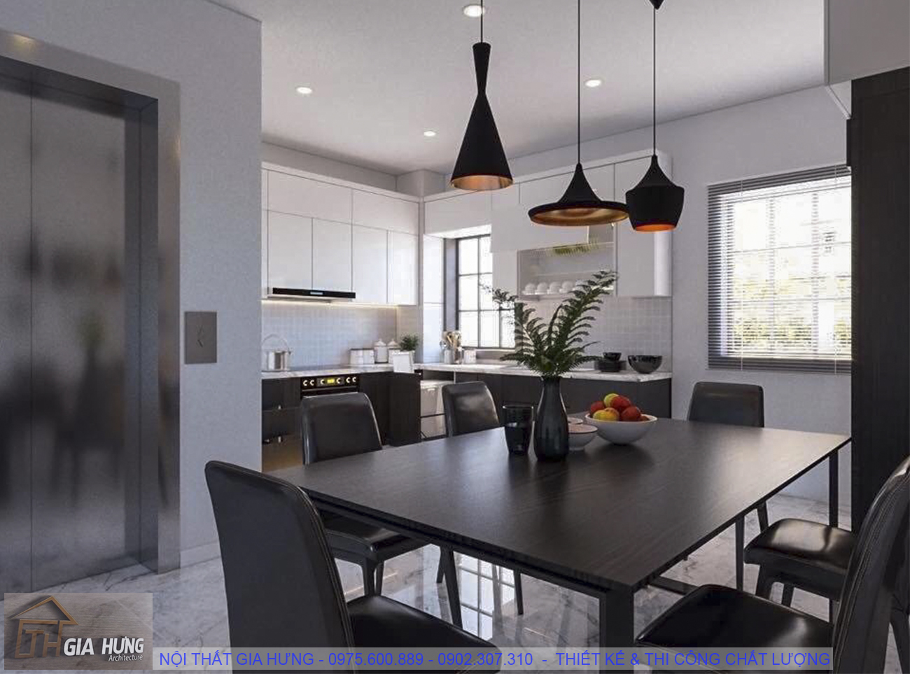 Thiết kế nội thất phòng bếp